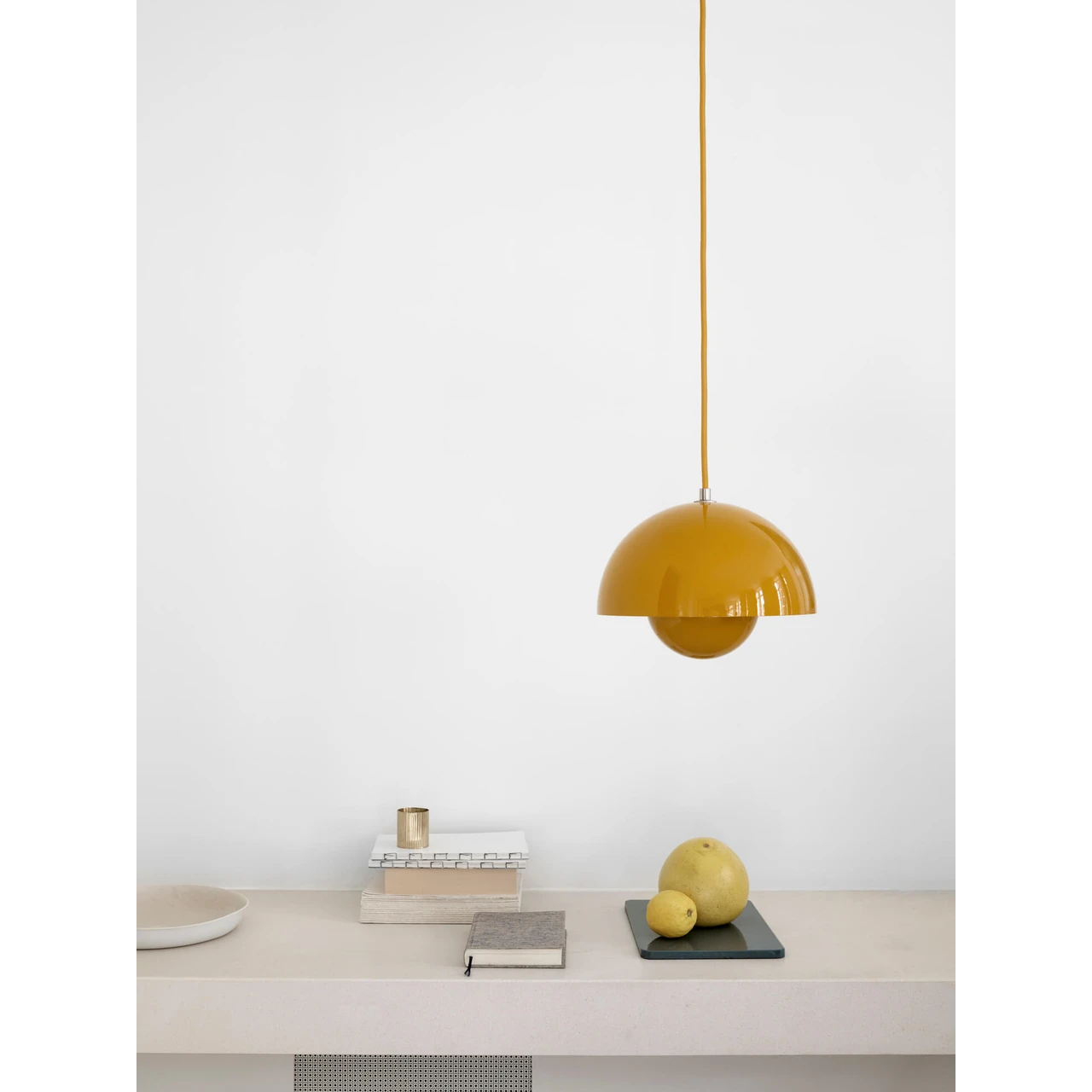 Flowerpot VP1 Pendant Mustard - &Tradition - Buy online